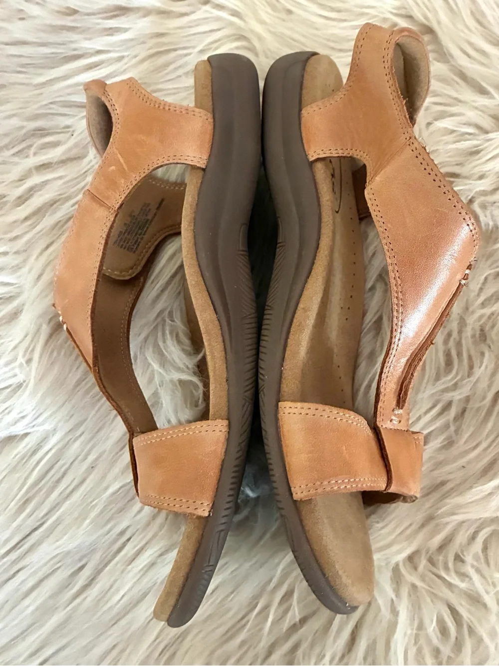 Taos EUC The Show Leather Sandals Sz 7